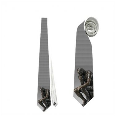 Necktie the thinker rodin Classic statues