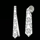 Necktie royal flush casino poker croupier