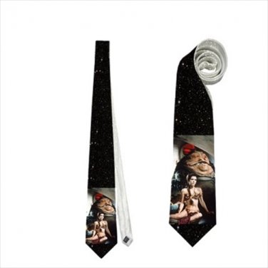 Necktie jabba the hutt star wars princess leia