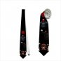 Necktie red skull villain