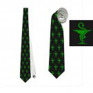 Necktie registered pharmacist apothecary symbol medic medicine pharmacist