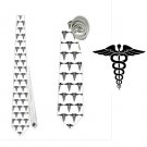 Necktie registered pharmacist apothecary symbol medic medicine pharmacist
