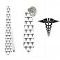 Necktie registered pharmacist apothecary symbol medic medicine pharmacist
