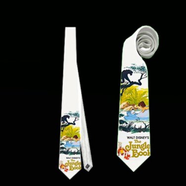 Necktie kaa boa the jungle king bagheera panther elephants baloo