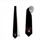 Necktie black cat