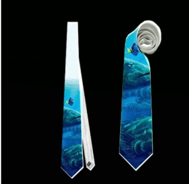 Necktie finding dory fish ocean