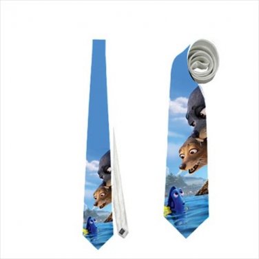 Necktie finding dory sea lions ocean