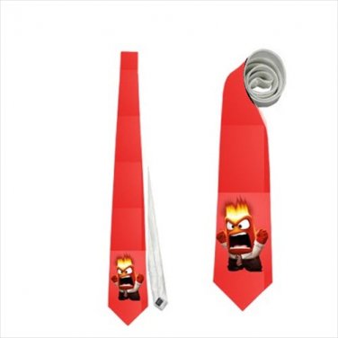 Necktie inside out anger