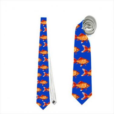 Necktie goldfish gold fish