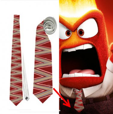 Necktie tie inside out anger costume carnaval