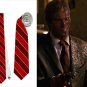Necktie batman two-face harvey dent red stripes roleplay cosplay