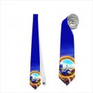 Necktie sonic hedgehog pattern tie