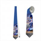 Necktie sonic hedgehog pattern tie
