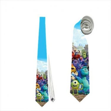 Necktie monsters inc. inc wazowski mike sullivan wedding tie