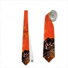 Necktie predator alien orange
