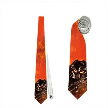 Necktie predator alien orange