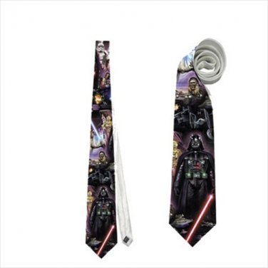Necktie star wars darth vader wookie