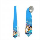Necktie jasmine aladdin tiger princess romance tie grooms groomsman wedding
