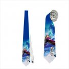 Necktie frozen olaf snowman anna elsa