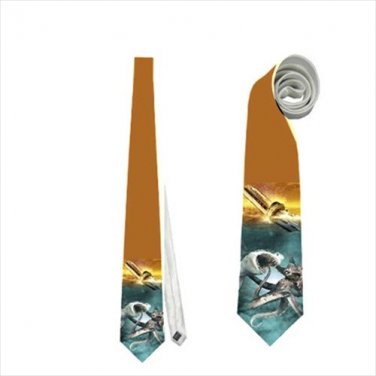 Necktie mega shark octopus attack