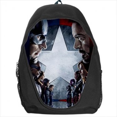 Captain america iron man backpack