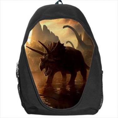 triceratop dinosaur jurassic backpack