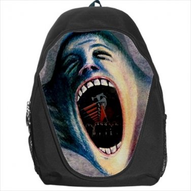 floyd the wall screaming face backpack