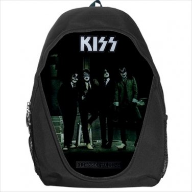 kiss dressed to kill backpack rock hard rock metal