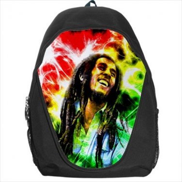 bob marley rasta reggae backpack