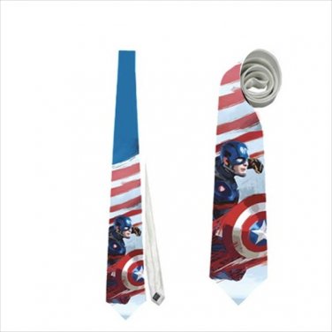 Captain America Avengers necktie