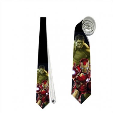 Iron man hulk necktie