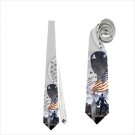 Necktie captain america superhero avengers cosplay wedding