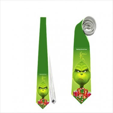 Necktie Grinch stole christmas resting grinch face