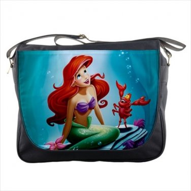 Messenger Bag the little mermaid ariel sebastian