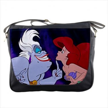 Messenger Bag the little mermaid ariel ursula