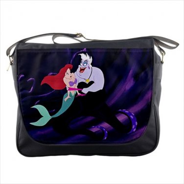 Messenger Bag the little mermaid ariel ursula