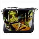 Messenger Bag cementery zombies undead horror halloween handbag