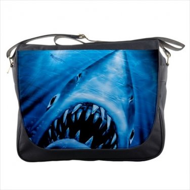 Messenger Bag shark jaws