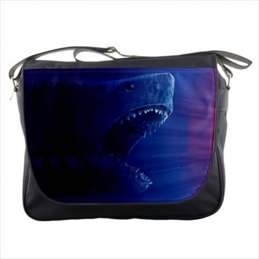 Messenger Bag shark jaws meg megalodon