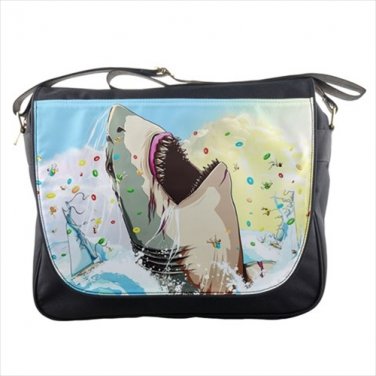 Messenger Bag shark jaws meg megalodon