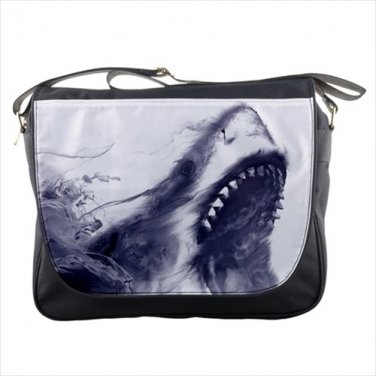 Messenger Bag shark jaws meg megalodon