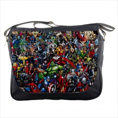 Messenger Bag superheroes mix