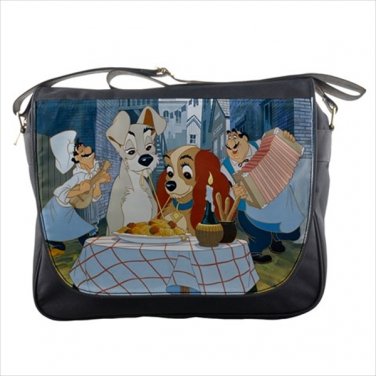 Messenger Bag  lady and the tramp