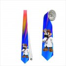 Necktie super doctor mario with mask virus fun quarantine