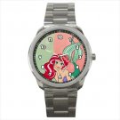 Sport metal watch little mermaid Ariel