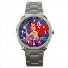 Sport metal watch little mermaid Ariel