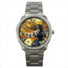 Sport metal watch godzilla mothra
