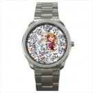 Sport metal watch elsa anna olaf frozen