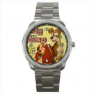 Sport metal watch lady and the tramp