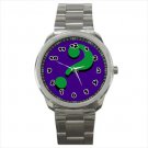 Sport metal watch riddler question mark